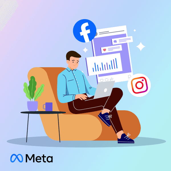 Course artwork for Meta Social Media Marketing