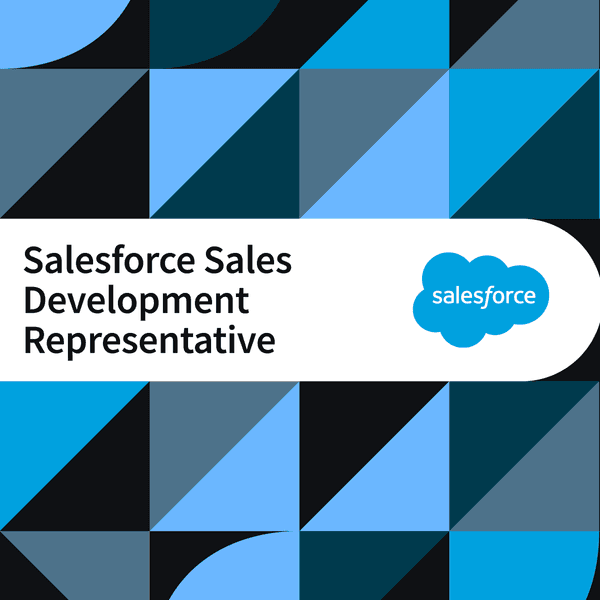 Course artwork for Salesforce Sales Development Representative